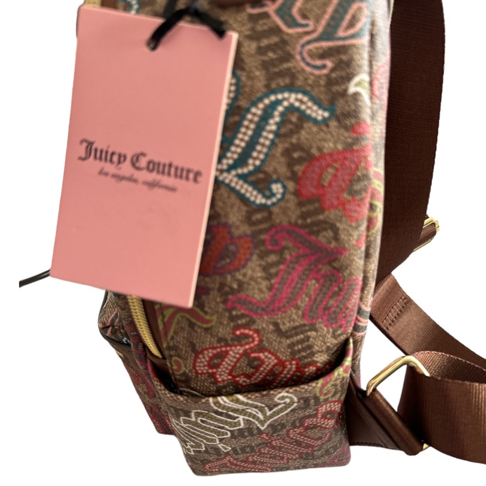 Juicy Couture Chestnut Chino Multi Rosie Mini Backpack - Picture 10 of 12